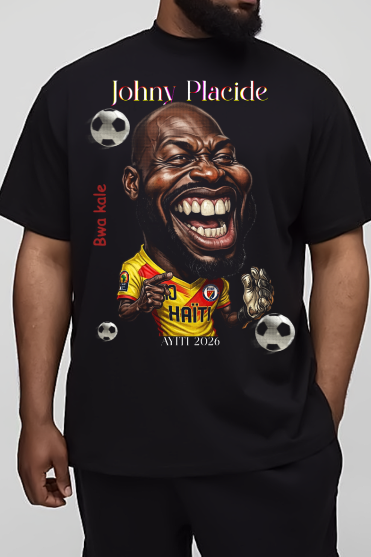 Johny Placide Haiti Tee — Ayiti WC 2026 | Grenadiers