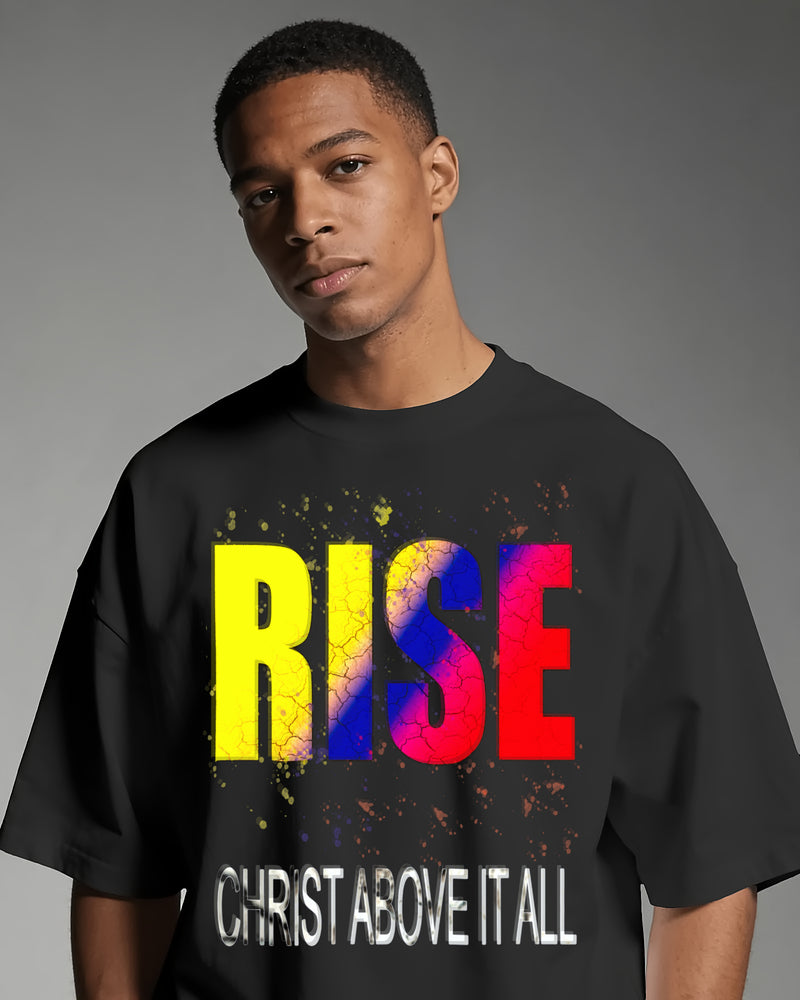 RISE — Christ Above All Tee| Nexus Luxora